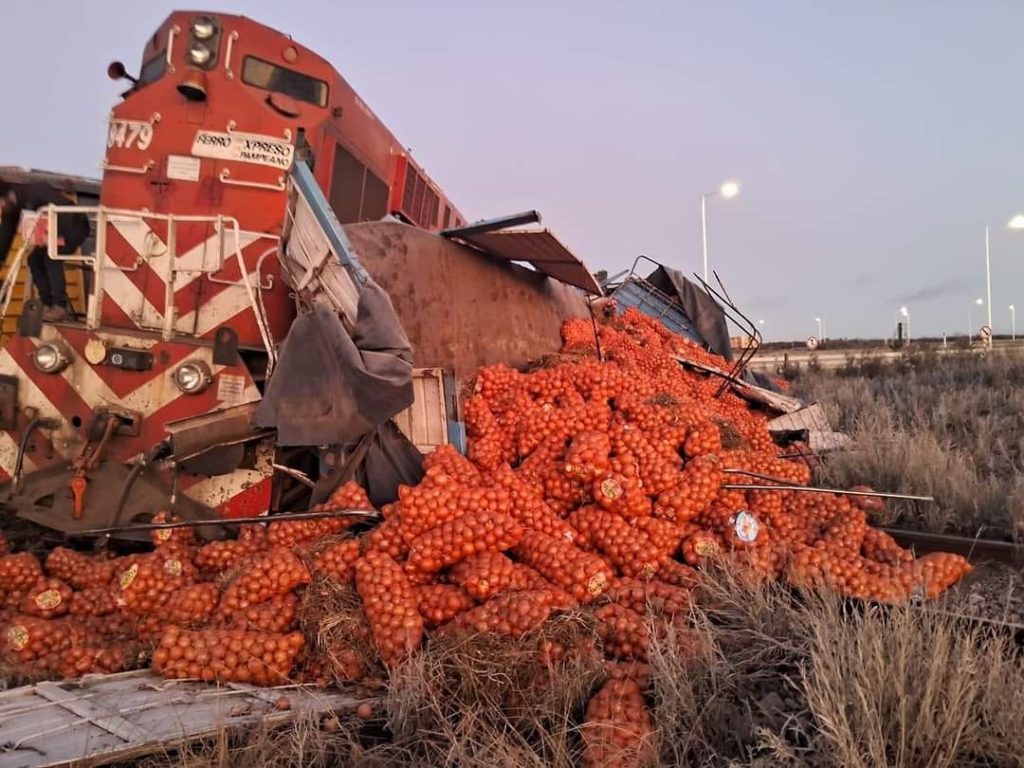 choque tren camion