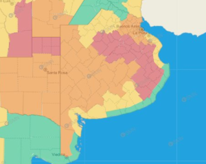 mapa frio