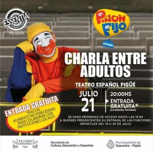 Piñon Fijo payaso chicos