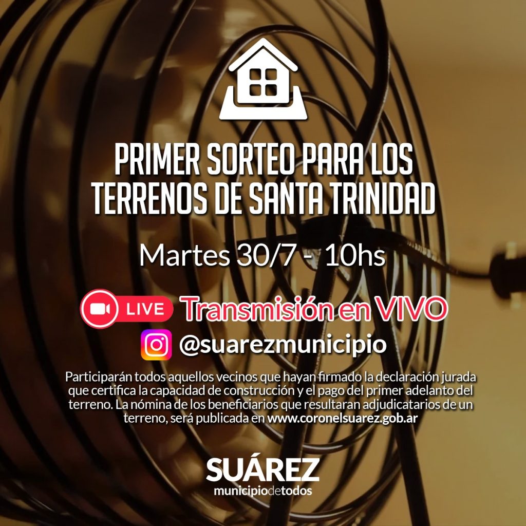 sorteo terrenos
