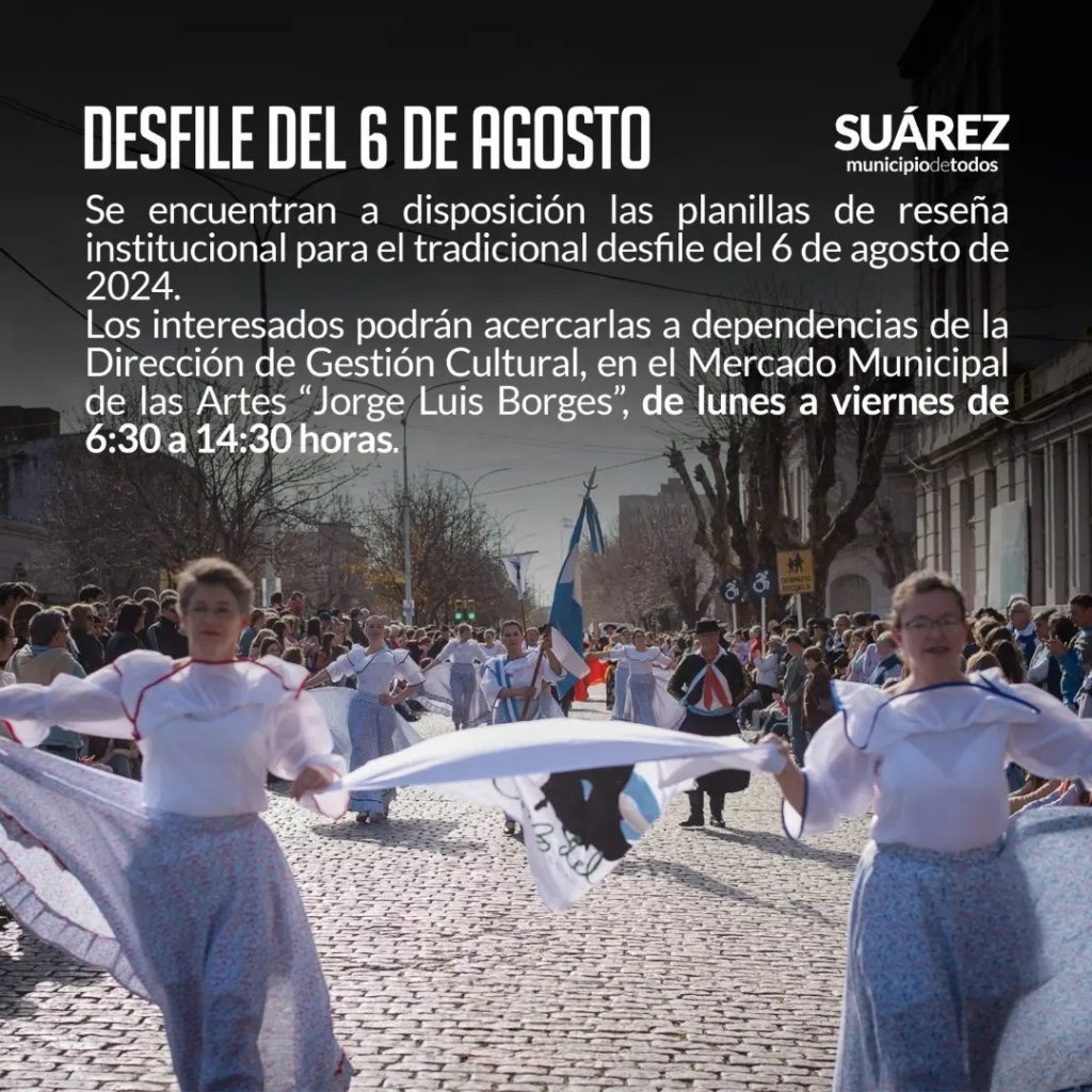 aviso desfile planillas