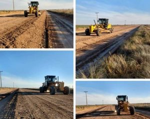 vialidad caminos de tierra maquinarias