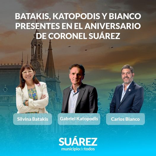 Ministros visita coronel suarez noche de gala