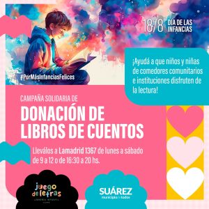 invitan donacion libros para chicos
