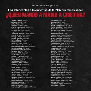 pedido de intendentes intento de asesinato a cristina kirchner