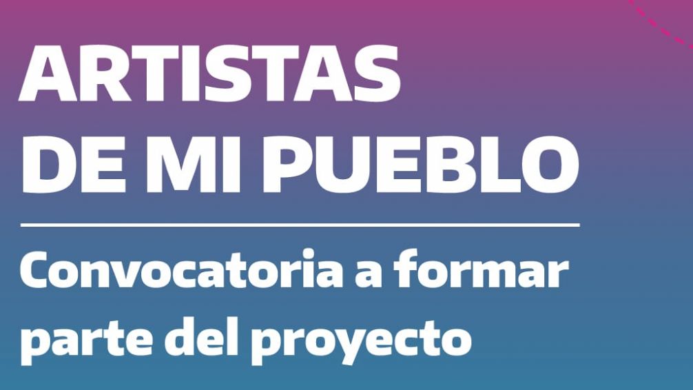 Programa de fomento "Artistas de mi Pueblo" llega a Coronel Suárez