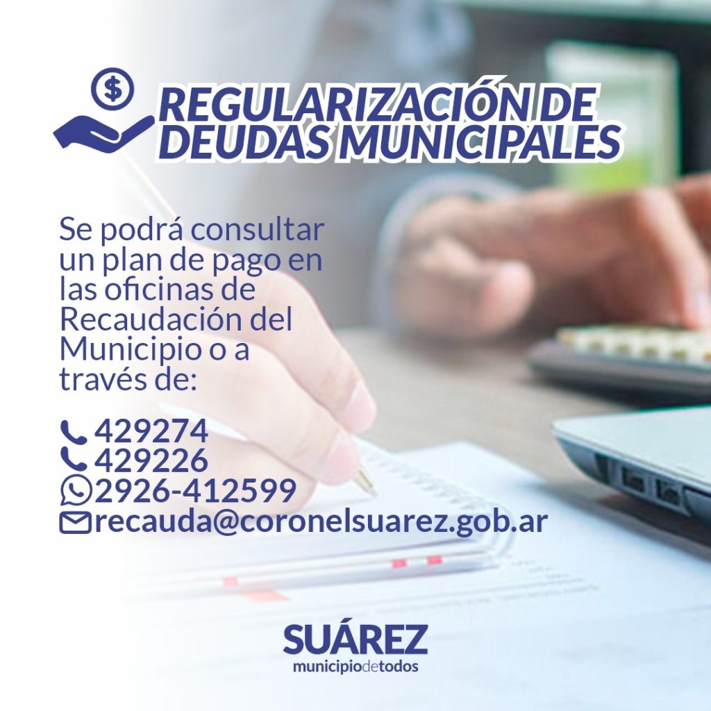 municipio plan regularizacion deudas moratoria