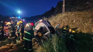vuelco en ruta 76