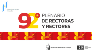 Plenario de rectores universitarios: "La situación de la ciencia es alarmante"