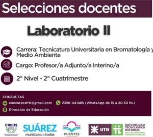 Mediante este llamado CREUS selecciona docentes. Los detalles