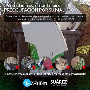 Puntos Limpios, no tan limpios: preocupación por su mal uso