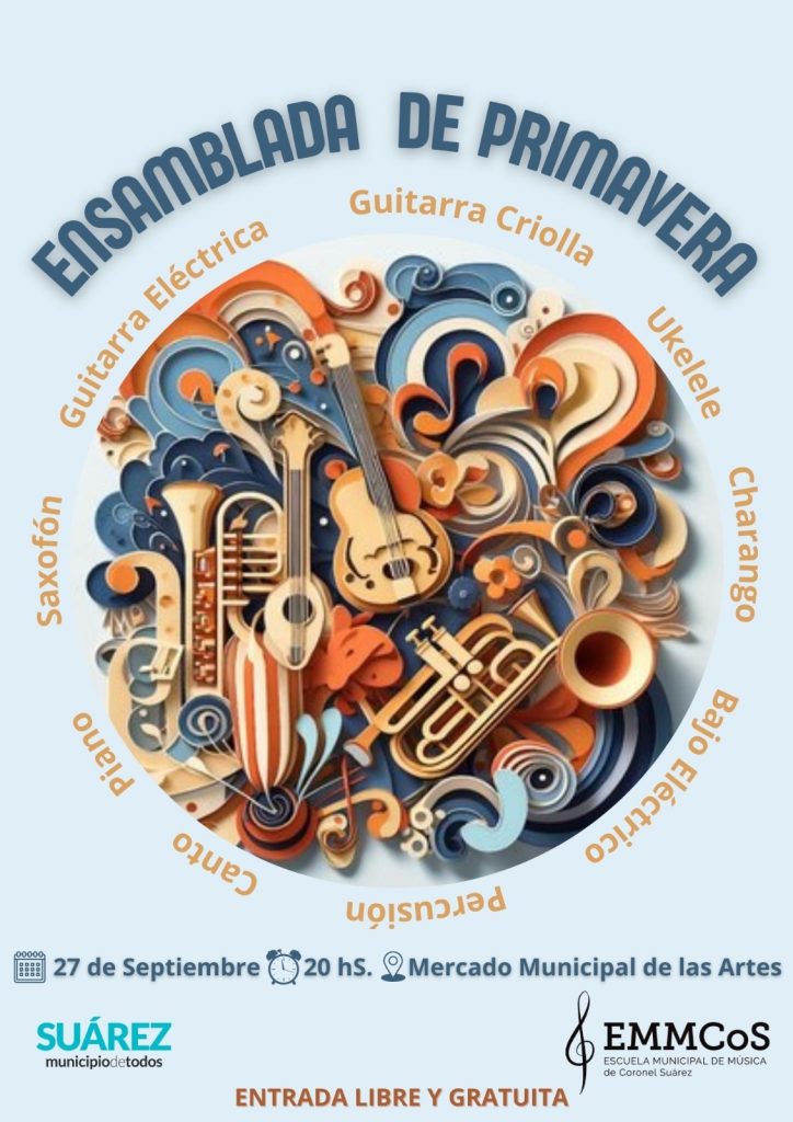 Ensamblada de Primavera el dia viernes 27 de septiembre a las 20 hs.