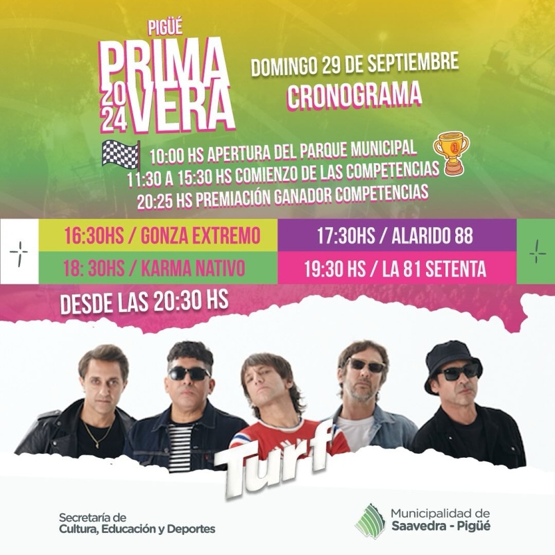 Aspectos de lo que ofrece la Fiesta de la Primavera en Pigüé este finde