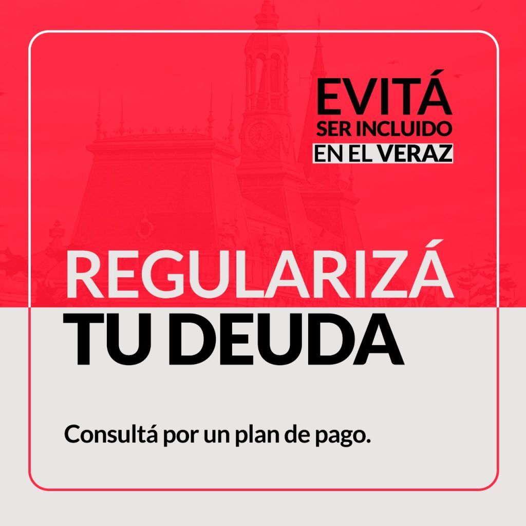 Municipio invita a los suarenses a regularizar deudas para no ingresar al Veraz
