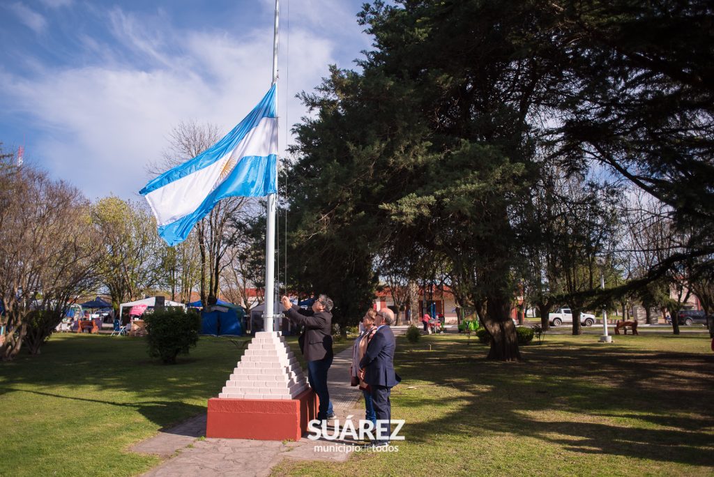 Acto protocolar por el 112° aniversario de la localidad de Huanguelén