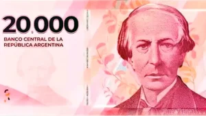 billete 20 mil