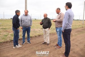Recorrida por obras que se ejecutan en el distrito con el apoyo del Gobernador