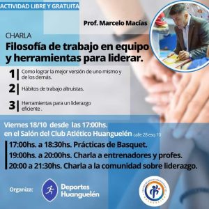 Invitación a una jornada de liderazgo y trabajo en equipo