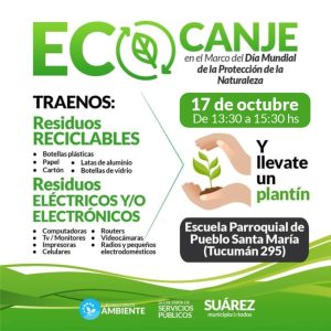 Eco Canje en el marco del Día Mundial de la Protección de la Naturaleza