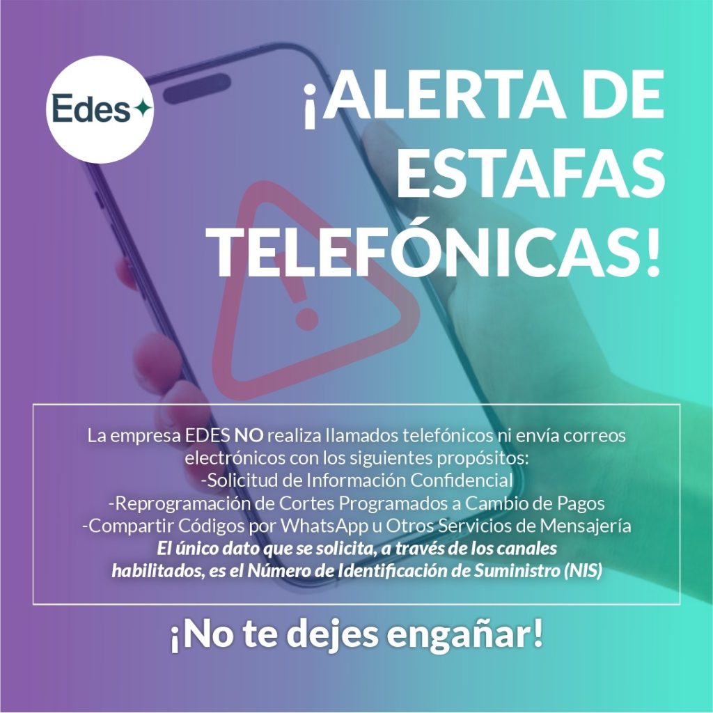Alertamos a nuestra comunidad ante intentos de estafas telefónicas