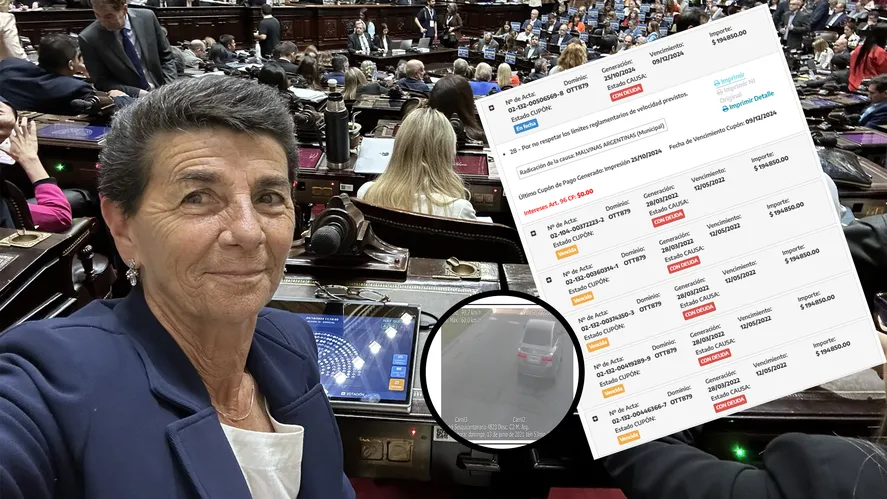 Diputada del PRO con más de 32 multas impagas, quiere eliminar las fotomultas