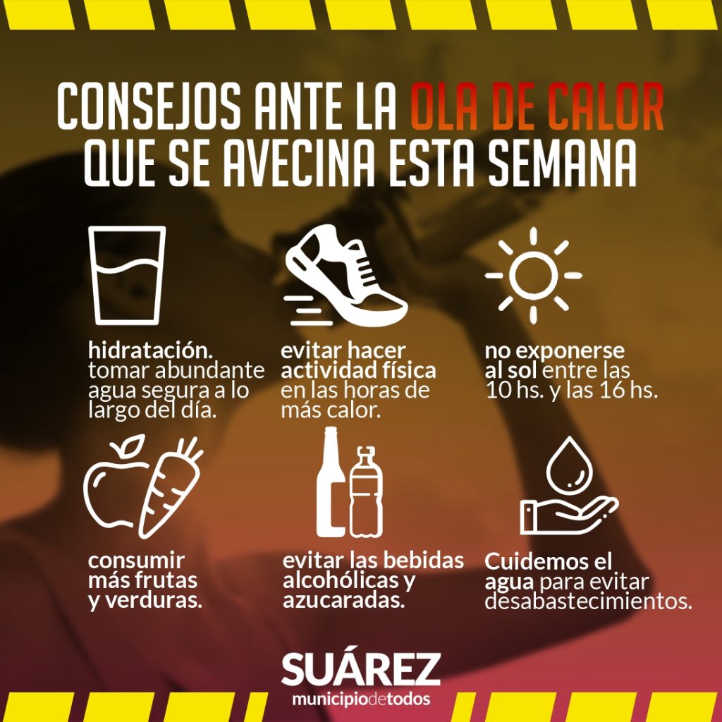 Cuidados a tener en cuenta estos dias de temperaturas extremas