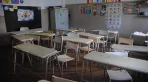 aula vacia paro docente