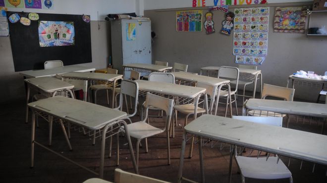 aula vacia paro docente