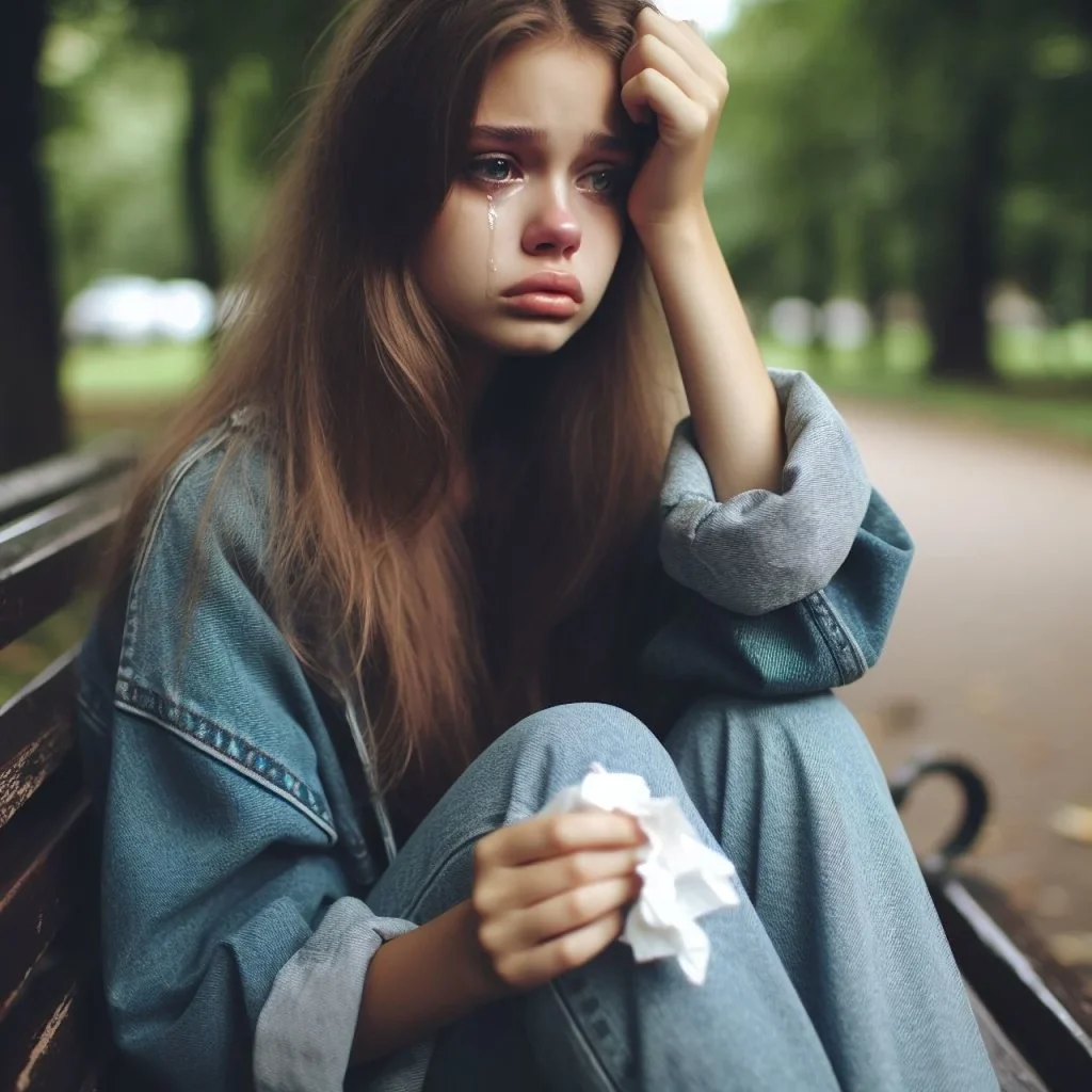 chica triste