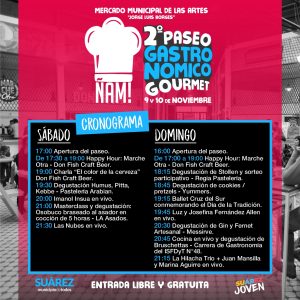 Este fin de semana disfrutá la 2° edición del paseo gastronómico gourmet