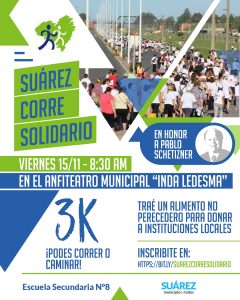 El "Suárez Corre Solidario" vuelve con todo. Los detalles