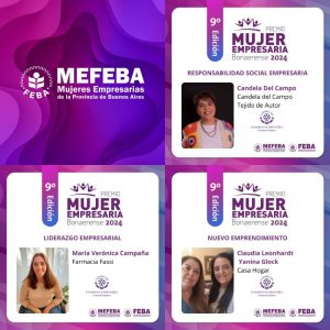 Mujer Empresaria Bonaerense: suarenses formarán parte de la Gala de premiación