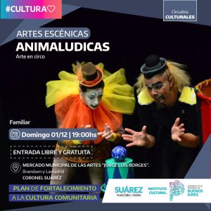 Un nuevo espectáculo infantil llega a Coronel Suárez: "Animalúdicas"