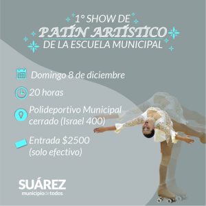 Invitan a disfrutar de un gran show de patinaje artístico