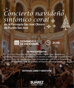 Concierto Navideño Sinfónico Coral en la Parroquia San José Obrero