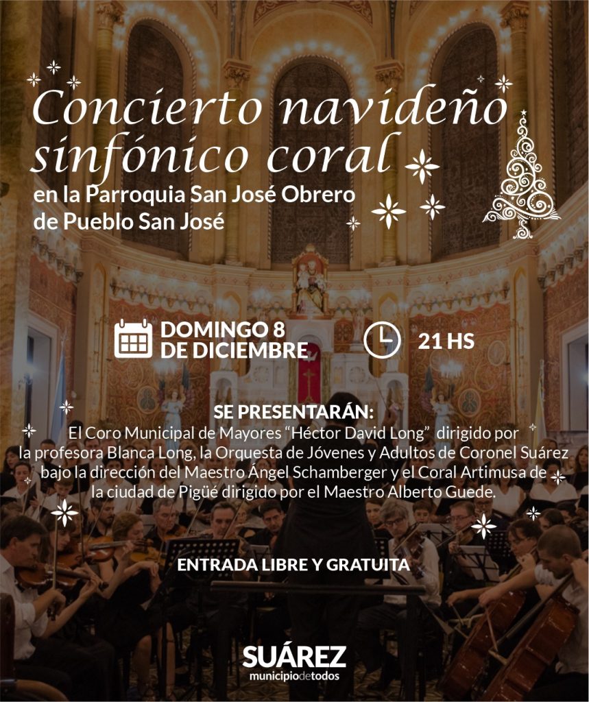 Concierto Navideño Sinfónico Coral en la Parroquia San José Obrero