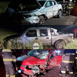 Una familia suarense involucrada en un triple choque en la ruta 51