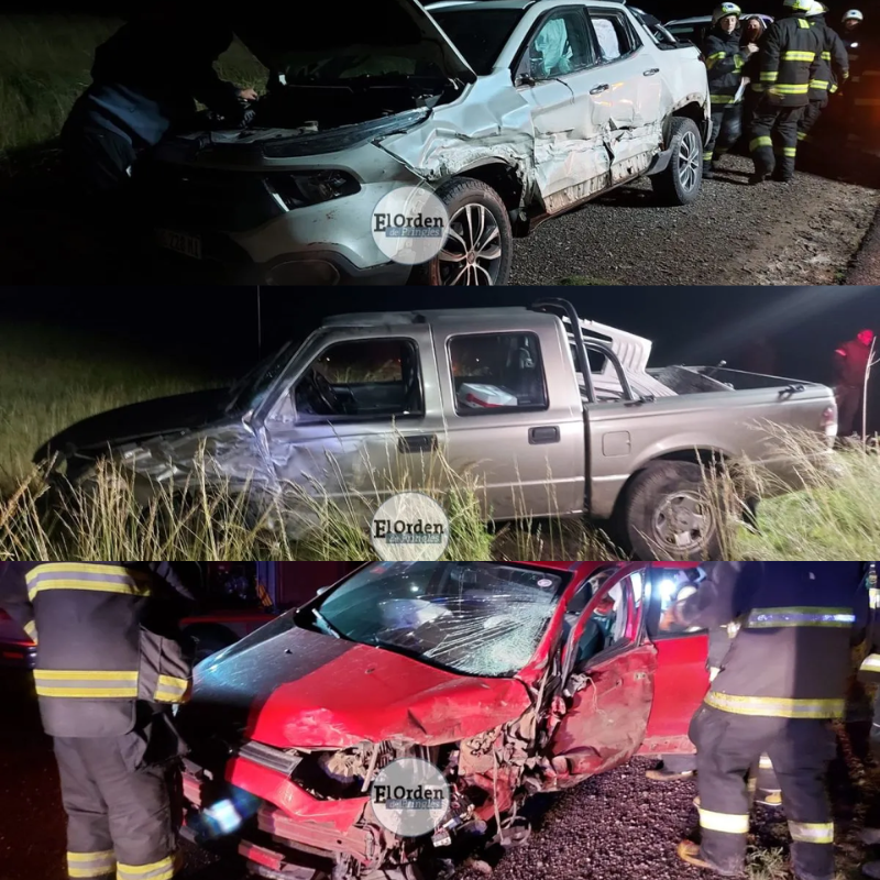 Una familia suarense involucrada en un triple choque en la ruta 51