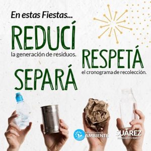Fiestas de fin de año y residuos: reducí, separá y respetá