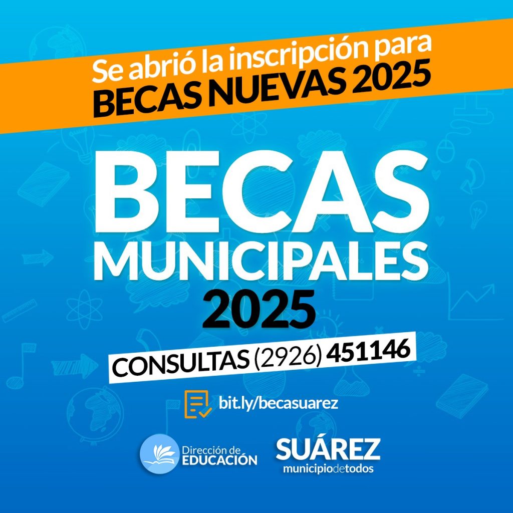 Durante enero, inscripción para nuevas becas municipales 2025