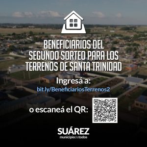 Sorteo de terrenos en Santa Trinidad: listado de beneficiarios