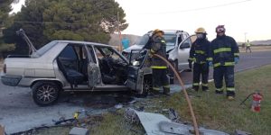Este viernes se registró un choque frontal con varios heridos en ruta 72