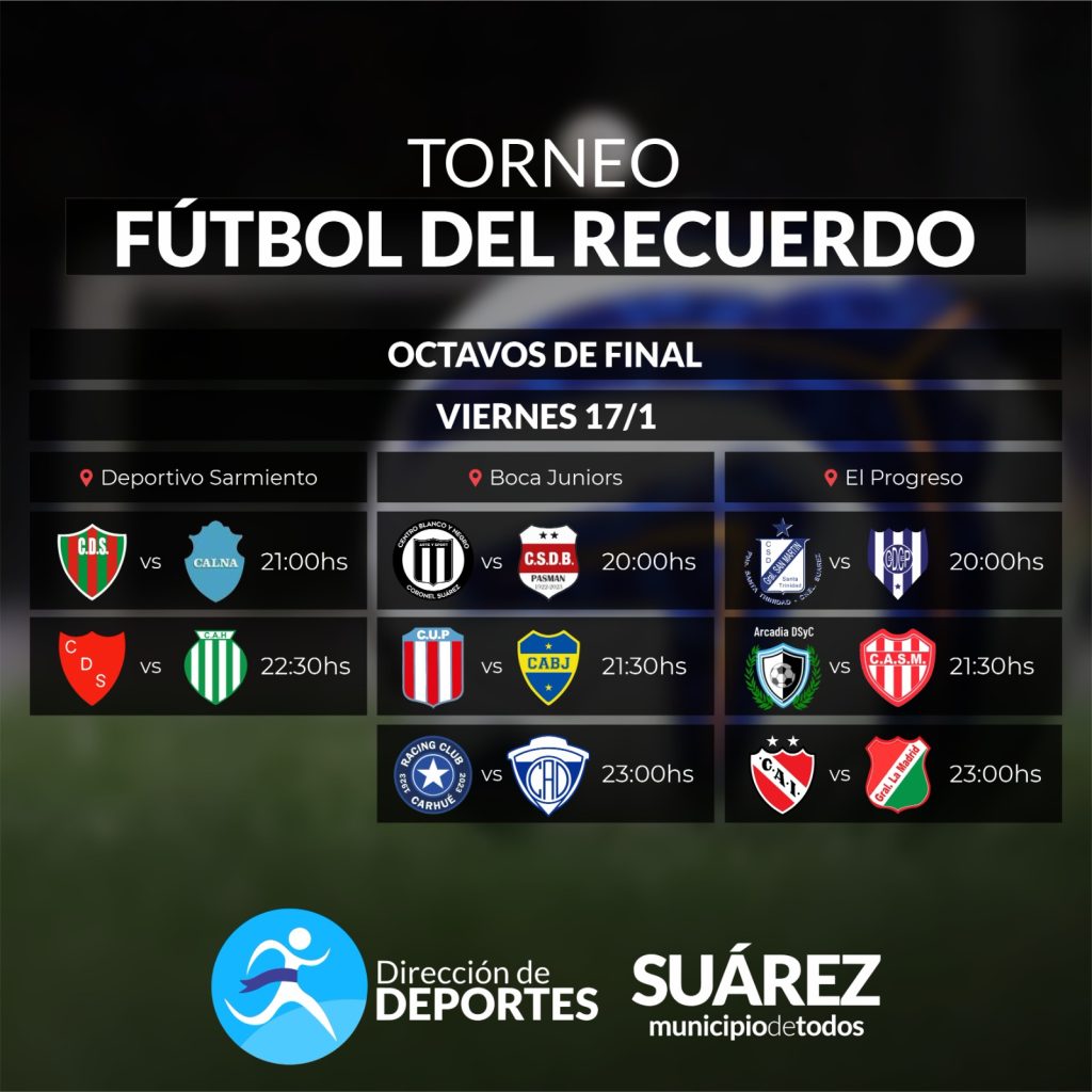 Pasó la quinta fecha del Torneo “Fútbol del Recuerdo”. Vienen los octavos