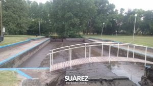 Tareas de mantenimiento en el Balneario Municipal Samuel Davies