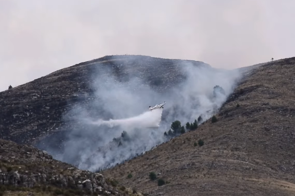 Incendio sierras