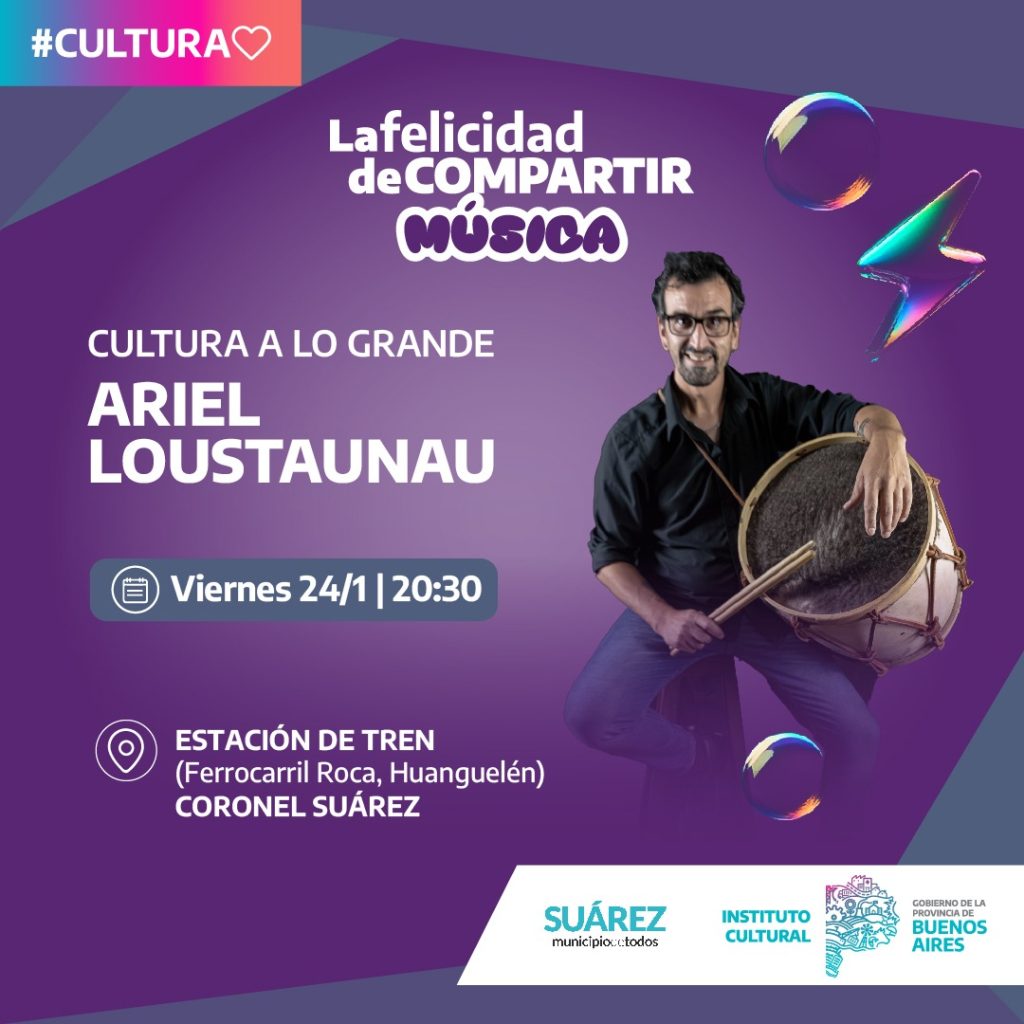 “Cultura a lo Grande” llega a Huanguelén con entrada libre y gratuita