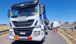 Otro fuerte choque este miércoles en la intersección de las rutas 60 y 33