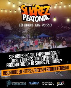 Agendá el sábado 8 para vivir otra noche de Suarez Peatonal en la 14° edición