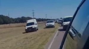 Otro domingo de locos en Monte: Choque en cadena e imprudencias