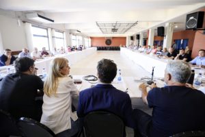 Kicillof, Móccero y varios intendentes avanzaron el desdoblamiento de las elecciones